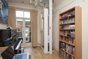 Example of a Stiltz Home Lift as recommended by the Home Lift Experts.