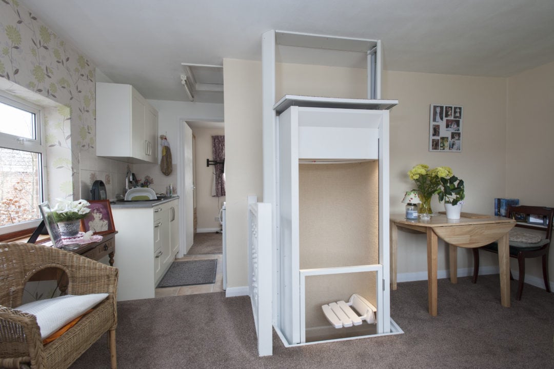 ‘Mum absolutely loves her home lift and it has given her a new lease of life’