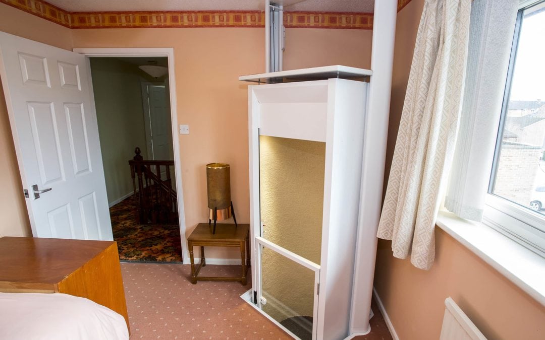 ‘A home lift enabled me to move between floors without any help, and meant we didn’t need to move house’